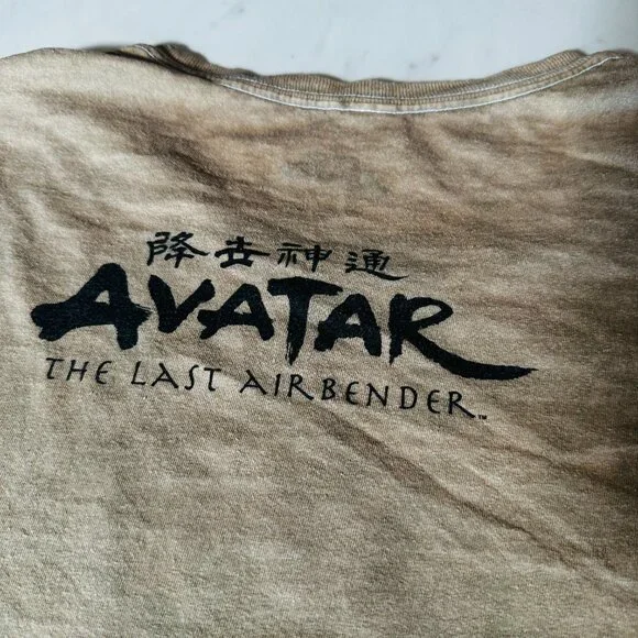 Avatar The Last Airbender Unisex T-Shirt Beige Cotton XL - Picture 5 of 8